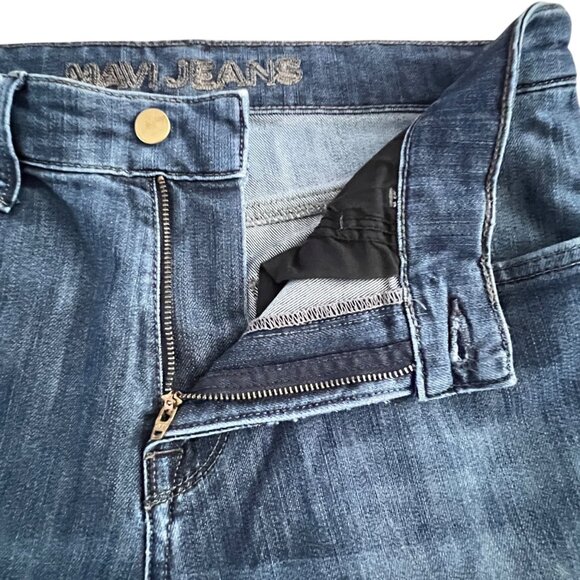 Mavi Jeans Matt Mens 31x32 Relaxed Straight Leg Blue Med Wash Stretch Denim - Picture 4 of 13